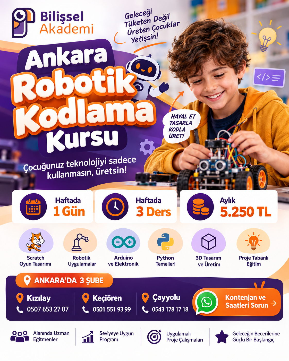 Ankara Robotik Kodlama Kursu